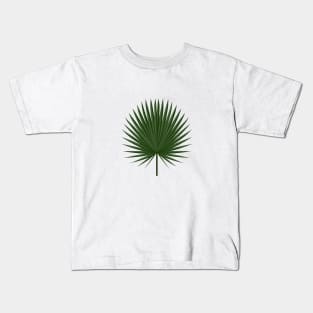 green palm leaf design Kids T-Shirt